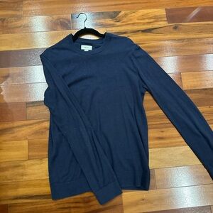 RW&CO. Deep Blue Knit Top
